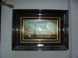 Tableau ancien Emaux deLimoges.