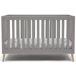 The adjustable height mattress allows this crib to grow alongside your little one—start with the mattress at the...