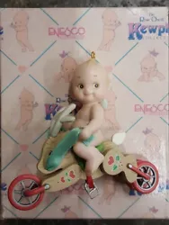 ROSE ONEILL  550159  KEWPIE ON A REINDEER  HANGING ORNAMENT  1993  RETIRED  23 years old, what a find  great gift for...