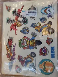 Kit Déco Origine MBK Booster Circus. Véritable kit de stickers dépoque 1 complet et 1 non complet  Accessoires...