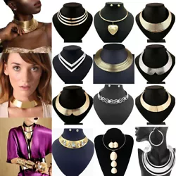 Material:Alloy,Crystal. (1 Pc Neckalce or 1 Pc Neckalce and 1 Pair Earrings). Color:Gold,Silver. High product quality....