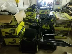 I have Ryobi 18V & 40V one Plus+ Push Lawn Mowers. I have alot of mowers that are used and NEW they ALL have been...