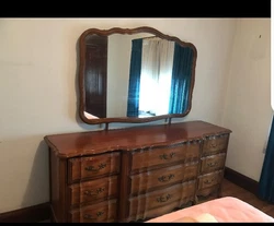 Listing today is a fantastic walnut French provincial tripple dresser. This 1 owner estate sale find is in great shape....