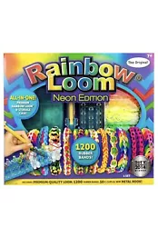 Rainbow Loom 1200 Neon Edition Rubber Bands Rainbow Loom/Metal Hook/50 C-Clips. Brand new in the boxRainbow Loom Craft...