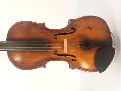 The condition of this violin is good. The tonewoods used on the back and ribs are beautiful, and exactly what the top...