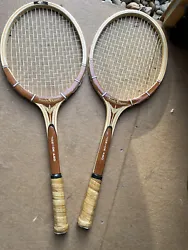 Set Of 2 Vintage Wooden HIGH SKORE Tennis Racquets JUNIOR PRO MODEL 26
