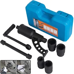 【EFFICIENT NUTS REMOVING】- The labor-saving torque multiplier wrench tool set can remove the toughest tire nuts...