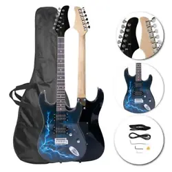 If you are confused by diverse guitars sold on our website and hesitate to buy, this Lightning Style Electric Guitar...