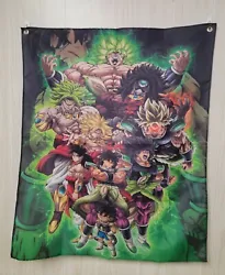 new Dragon Ball Z Broly Transformations, its around 3x3, and it ships with USPS First Class.