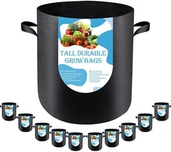 More Tall than Wide - An alternative way to grow vegetables in small spaces. Heavy Duty Aeration Fabric 280g - Sturdy...