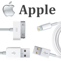 NEUF :Cable lightning ou 30pin dOrigine Apple. Référence 30Pin : MA591G/A. Référence Lighting : MD818ZM/A.