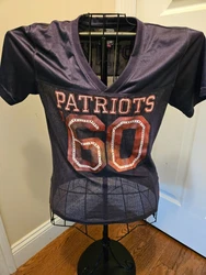 NFL New England Patriots Jersey. Victoria Secret (PINK). Size is Small. This has been worn, tiny marks on back of...