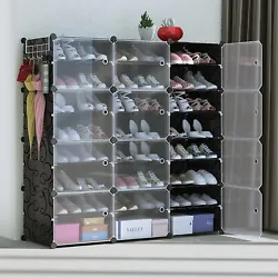Are you always bothered by shoes that are piled out of order?. You can also remove the middle PP panel to hold you...