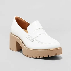 •Universal Thread loafer heels •Memory foam insole construction •Round toe •2.75in block heel •Medium width...