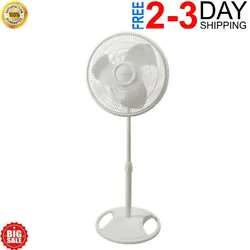 Enjoy a cool breeze in every room with the white Oscillating Multi-Purpose Stand Fan by Lasko. With its tilt-back fan...