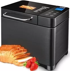 KBS 17-in-1 Bread Maker Machine with Dual Heaters - Black (MBF-011).