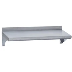 430 series stainless steel provides good corrosion resistance. The 18”W x 24”L stainless steel shelf features 3...