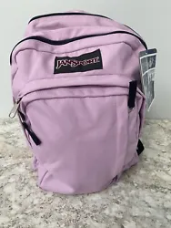 NWT JanSport Big Student Backpack Purple Lilac Capacity 2100cu in/34L Laptop 9 Pockets/compartments , 5 of them...