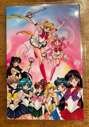 Rami card de Sailormoon Super S, 1295G D en état parfait. Movic 1995. Laminated card of Sailormoon Super S,1295G D in...