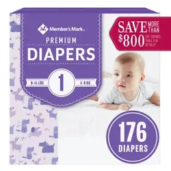 Choose Size & Count Members Mark Premium Baby Diapers are an excellent option for your little one. Keep him or her dry...