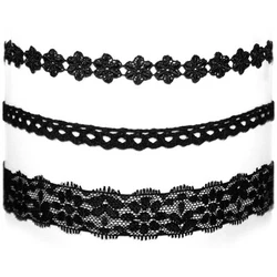 1 x Lace Choker. Elegant and simple lace chokers in three designs as shown. Black Lace Chokers. P.O. BoxFREE.