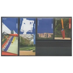 For those which are not (new with hinge or canceled), the condition is indicated in the title.