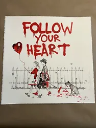 Mr. Brainwash With All My Love Screen Print Poster Art Heart Valentine RARE MINT.