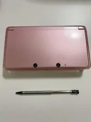 Nintendo 3DS Misty Pink Console Stylus Japenese ver. (Nintendo). It may not work with the compatible machine. 86-90%...
