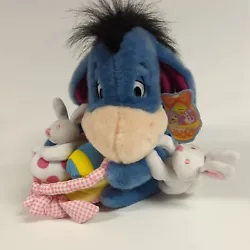 NWT Disney Store Eeyore Plush Animal with Pet Rabbits and Easter Eggs. Brand new in great condition, see all photos for...