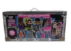 4 FASHION DOLLS: Includes 4 LOL Surprise OMG fashion dolls with stunning features, gorgeous, styled hair and...