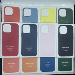 Apple Silicone Case with MagSafe for iPhone 13 series. The Silicone Case with MagSafe is a delightful way to protect...