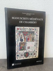 Réf 337Ancien Livre Manuscrits Médiévaux De Chambéry Brepols CNRS.