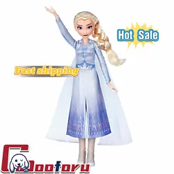 Press the button on the musical Elsa dolls bodice tohear a snippet of 