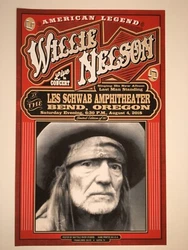 Super limited screen print, they made 30 of these for this concert date. These are nearly impossible to find for sale...