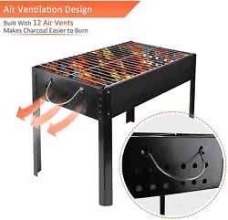 The YSSOA’s barbecue grill is easy to install and disassemble as no tools are needed while assembling, and it is...