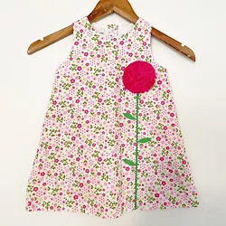 Vintage Frances Johnston For Simi Toddler Girl Floral 4t Sun Dress. Adorable and perfect condition. 100% cotton....