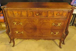 ANTIQUE FRENCH INLAID DRESSER. BEAUTIFUL ANTIQUE DRESSER! VERY NICE TDRESSER! Overall very nice.