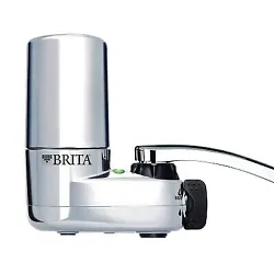 •Basic Brita® faucet water filter attaches to your standard faucet making tap water cleaner* and great-tasting;...