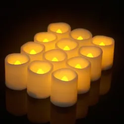 REALISTIC AND BRIGHT. These battery powered plastic votive candles are made of high quality, wax look materials...