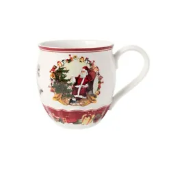 Villeroy & Boch. TOYS FANTASY Jumbo Mug. This mug features Santa, Rocking Horse & Teddy Bear on Rocking Horse.