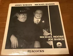 Jimmy Rowles Michael Hashim LP Peacocks Stash 1983 Jazz Excellent. Record excellent condition. Cover excellent...