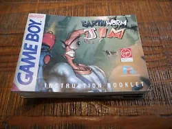 Earthworm Jim - Nintendo Game Boy - Notice seule - EUR. État : Très bon état Service de livraison : Lettre Suivie