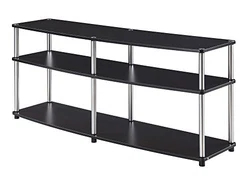 Modernize your living space with the Designs2Go 3 Tier 60” TV Stand from. Featuring an easy to assemble construction...