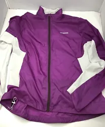 Patagonia Lightweight Running Jogging Full Zip Jacket Womens Size Medium Purple. Excellent preowned condition no...