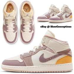 Nike Air Jordan 1 Mid SE Craft (GS). Shoes are unaffected and NEW.