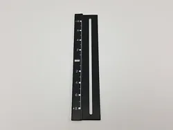 Plaque de pas adhésive X Technics SL-1210, SL 1210 noir, lettrage blanc Plaque, affichage du pas en aluminium, au dos...