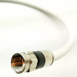 RG6 COAXIAL CABLE. ETL rated, UL rated, ROHs rated. Compatible with Digital Cable TV, Cable Internet, and radio...