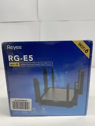 Reyee RG-E5 WiFi 6 3200M Dual Band Gigabit Mesh Router Black.