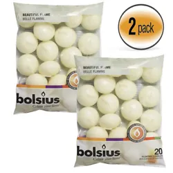 Bolsius Floating candle is a unscented candle Ivory color. Bolsius Floating candle will make your party or wedding etc....