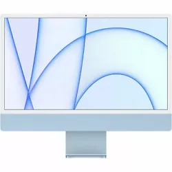 24-inch iMac with Retina 4.5K display: Apple M1 chip with 8core CPU and 8core GPU, 512GB - Blue